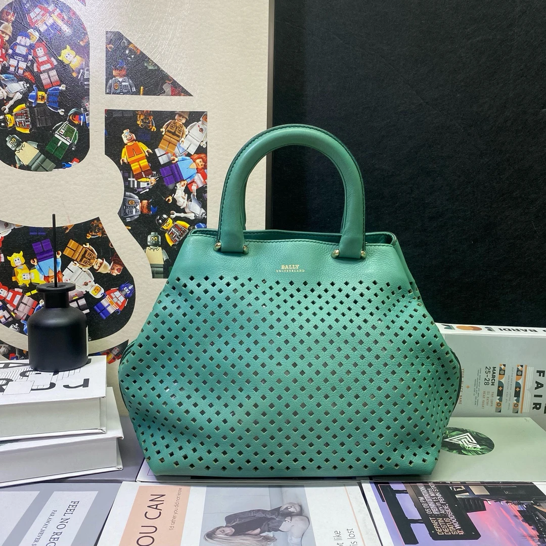 95新 BALLY/巴利 23761手提包28*25