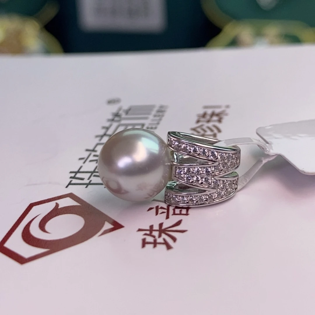 颈饰银S925镶嵌海水珍珠