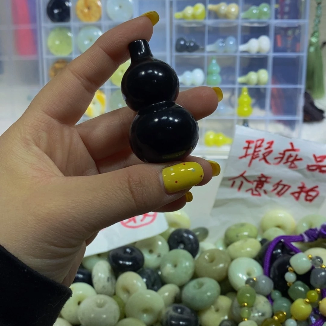 蛇纹石玉未镶嵌毛衣链315