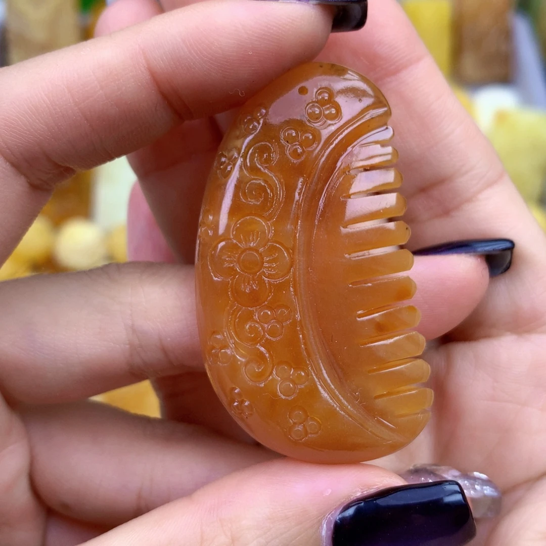 琥珀未镶嵌裸石50×28