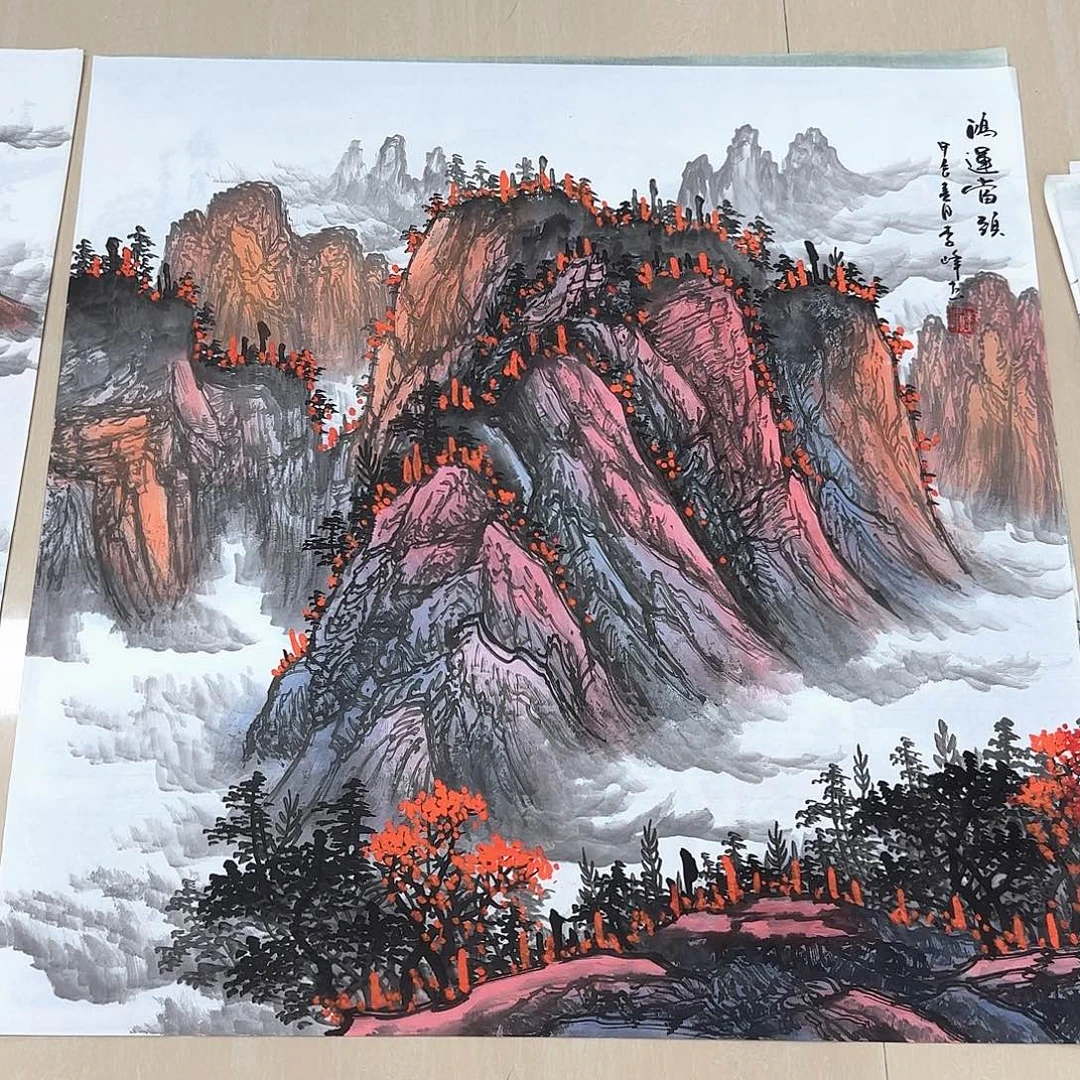国画国画作品集一个