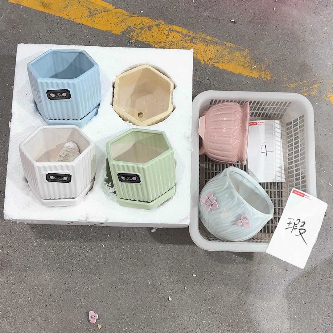 陶瓷陶瓷花盆，多肉花盆