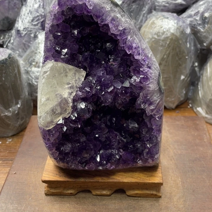 摆件紫晶未镶嵌紫晶