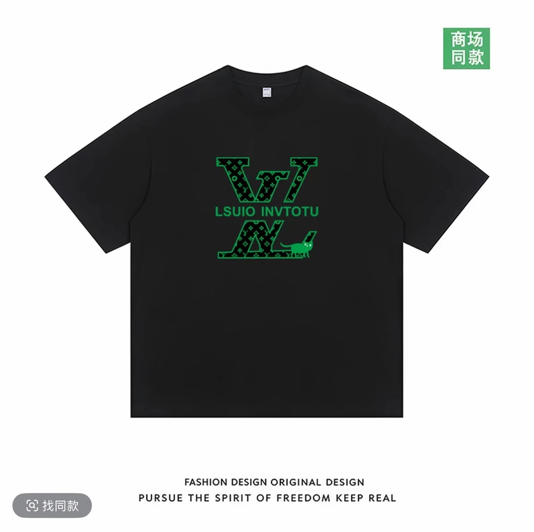 【一折粉丝福利】潮牌男女同款圆领百搭T恤