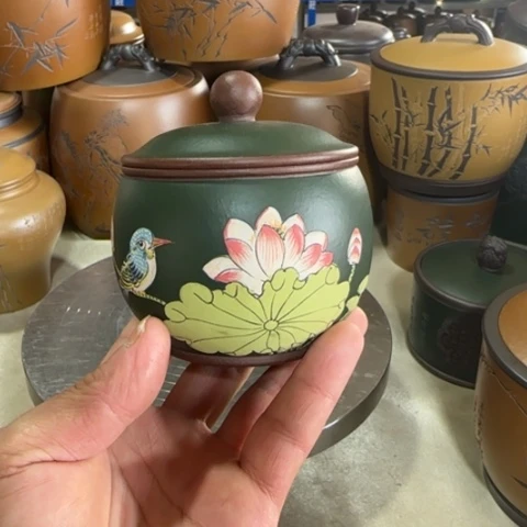 紫砂茶叶罐。。。。。。。。。