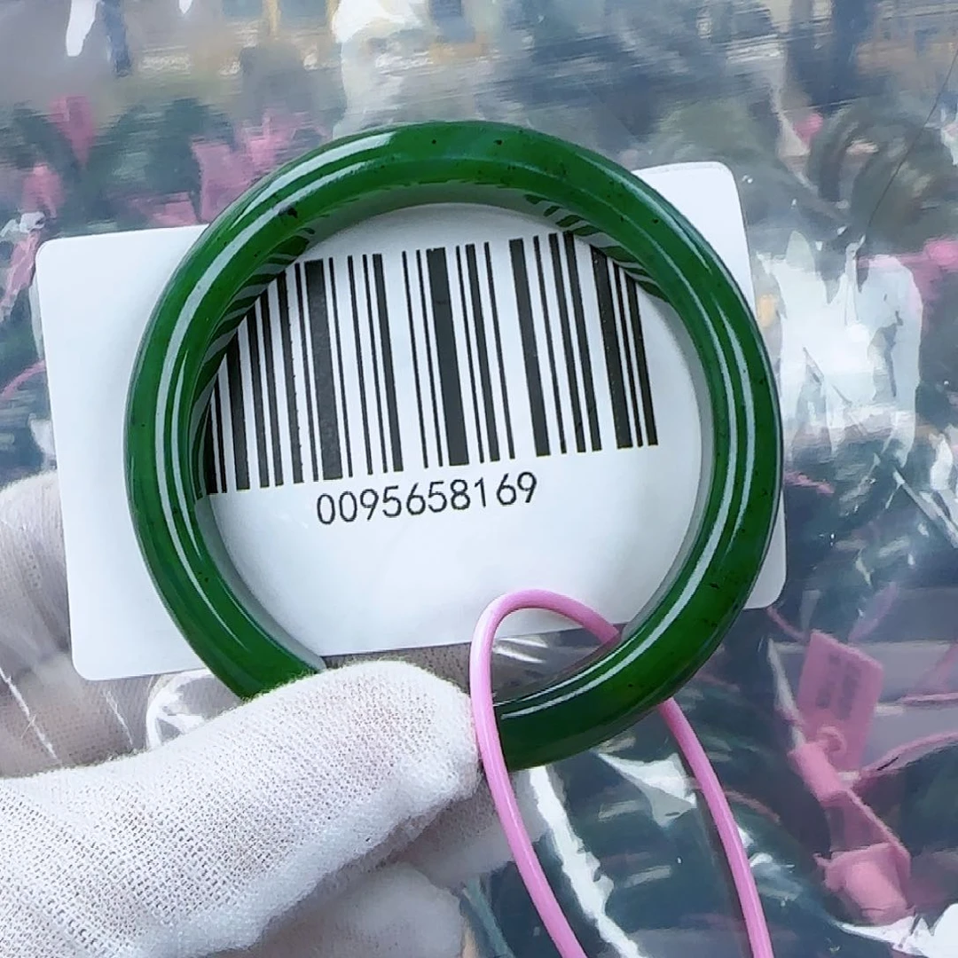 和田玉（碧玉）手镯未镶嵌54