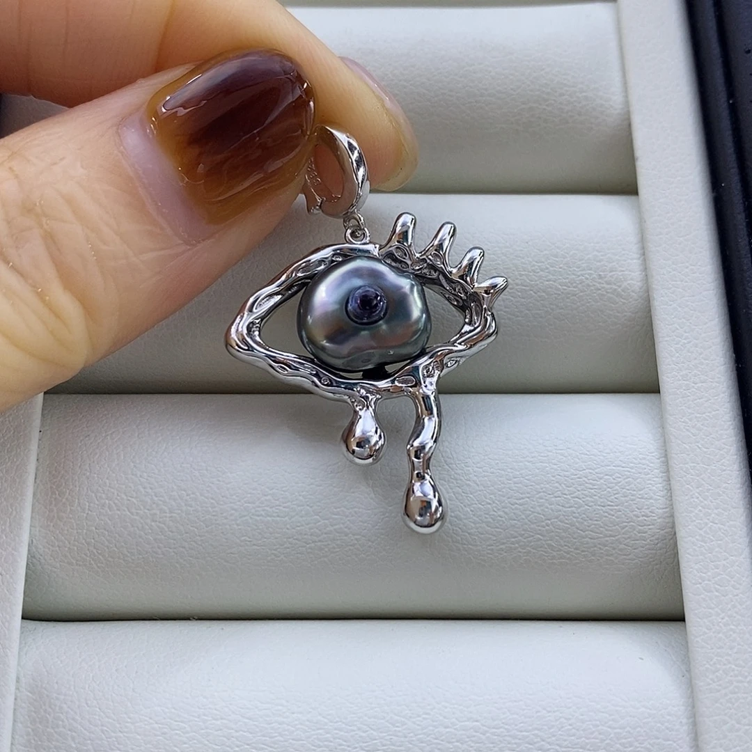 海水珍珠颈饰银S925镶嵌