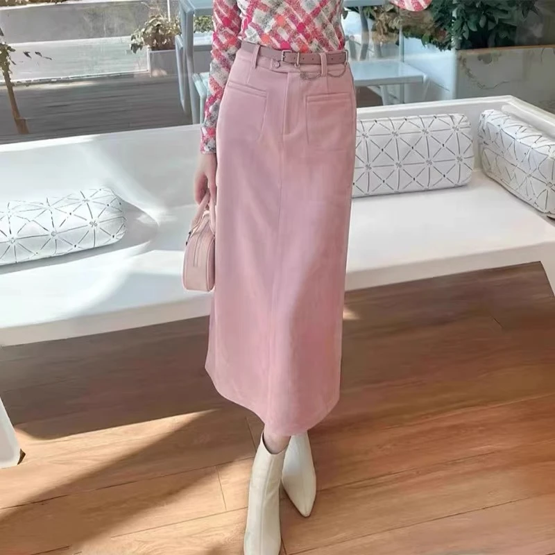 【商场同款】女装夏季新款气质百搭中长款半身裙子袁衣都舍1200369