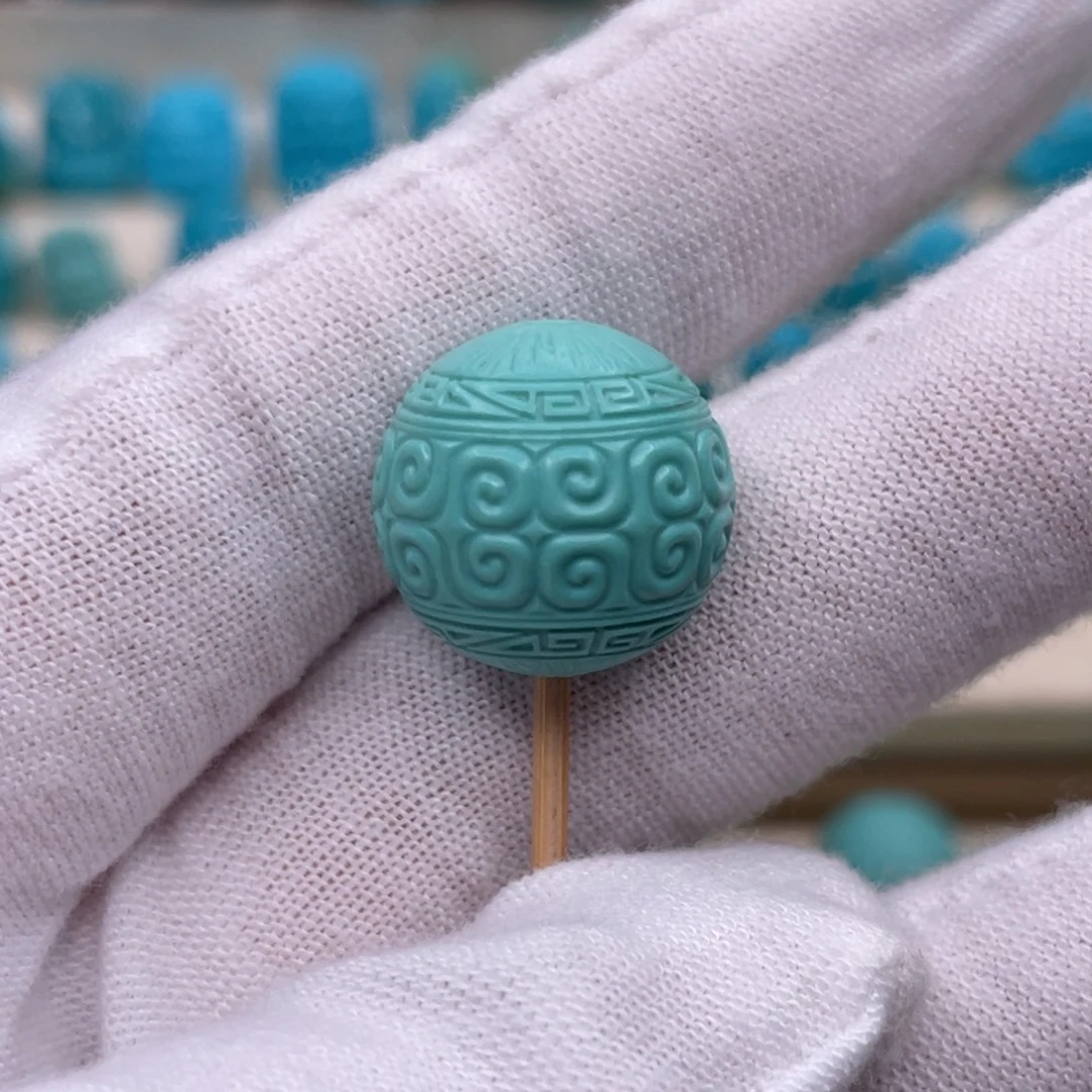 未镶嵌绿松石配珠