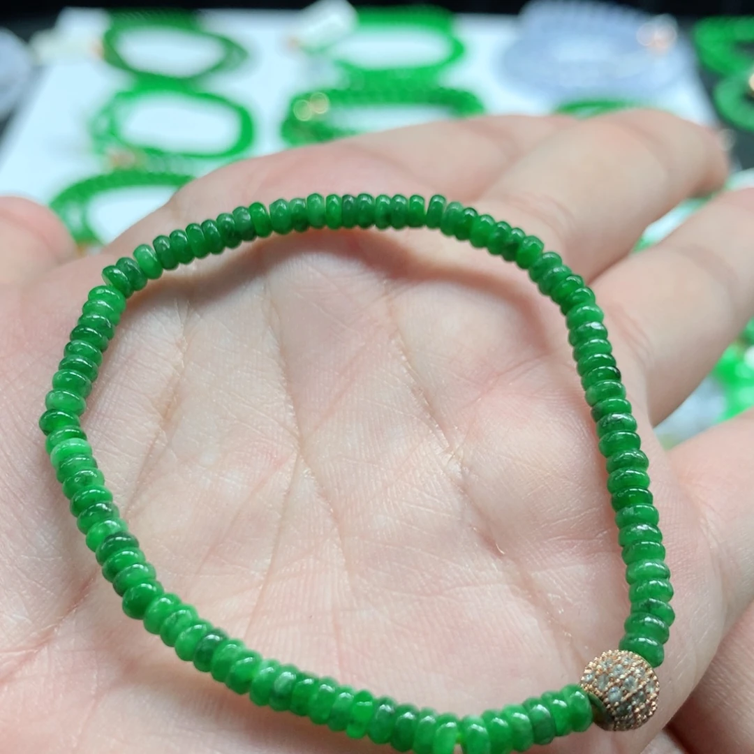 未镶嵌手链翡翠翡翠
