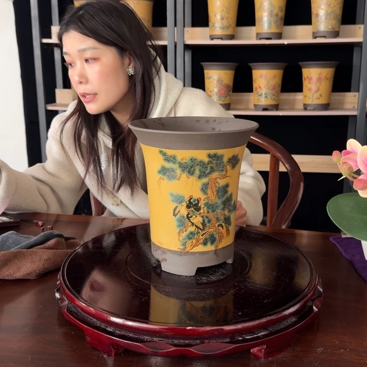 紫砂花盆紫砂花盆精品花盆