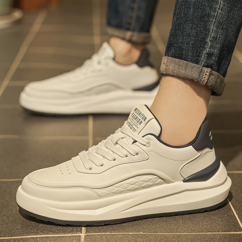 卡帝乐鳄鱼男鞋男士新款春季百搭时尚个性运动鞋韩版厚底休闲板鞋