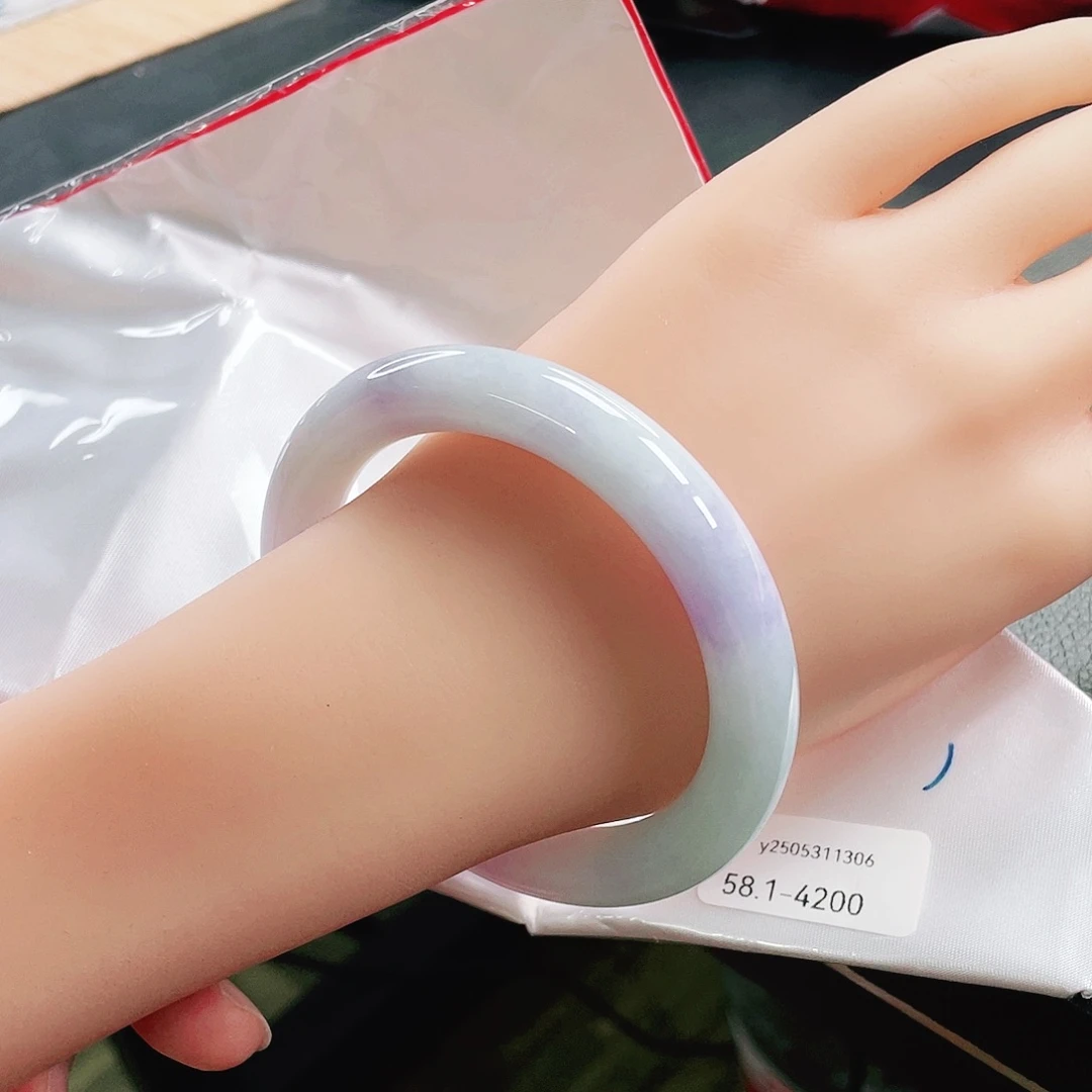 翡翠未镶嵌手镯（圆镯）58➕圈口