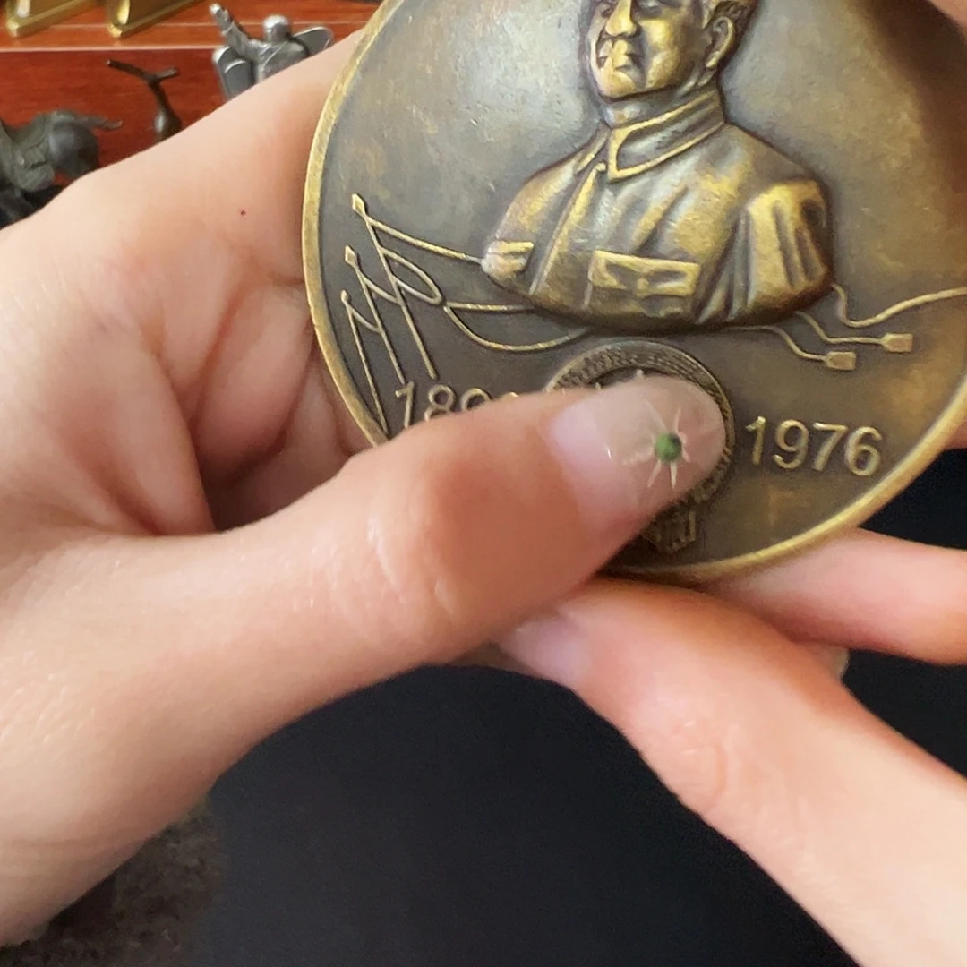 金属黄铜铜章链接