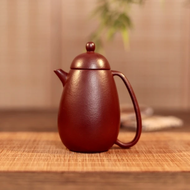 原矿紫砂壶老紫泥高龙蛋壶名家功夫茶具礼品高身龙蛋茶壶家用