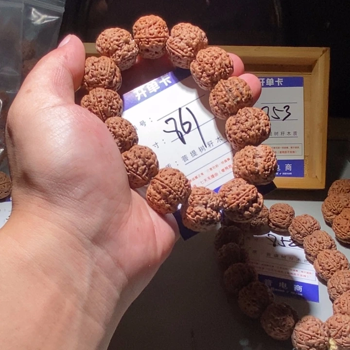 手串金刚菩提861号尺寸22峰王