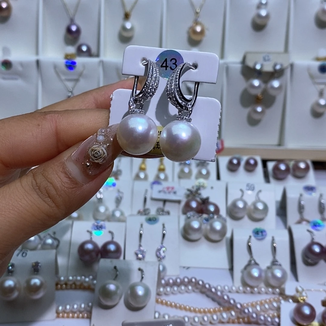 章***哥淡水珍珠银S925镶嵌吊坠赠合金链条