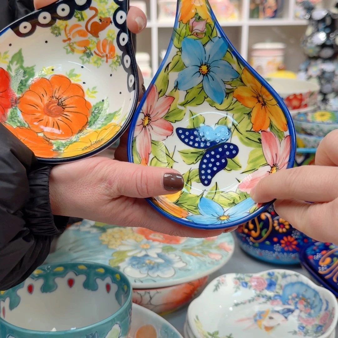 瓷手柄碟2只看图