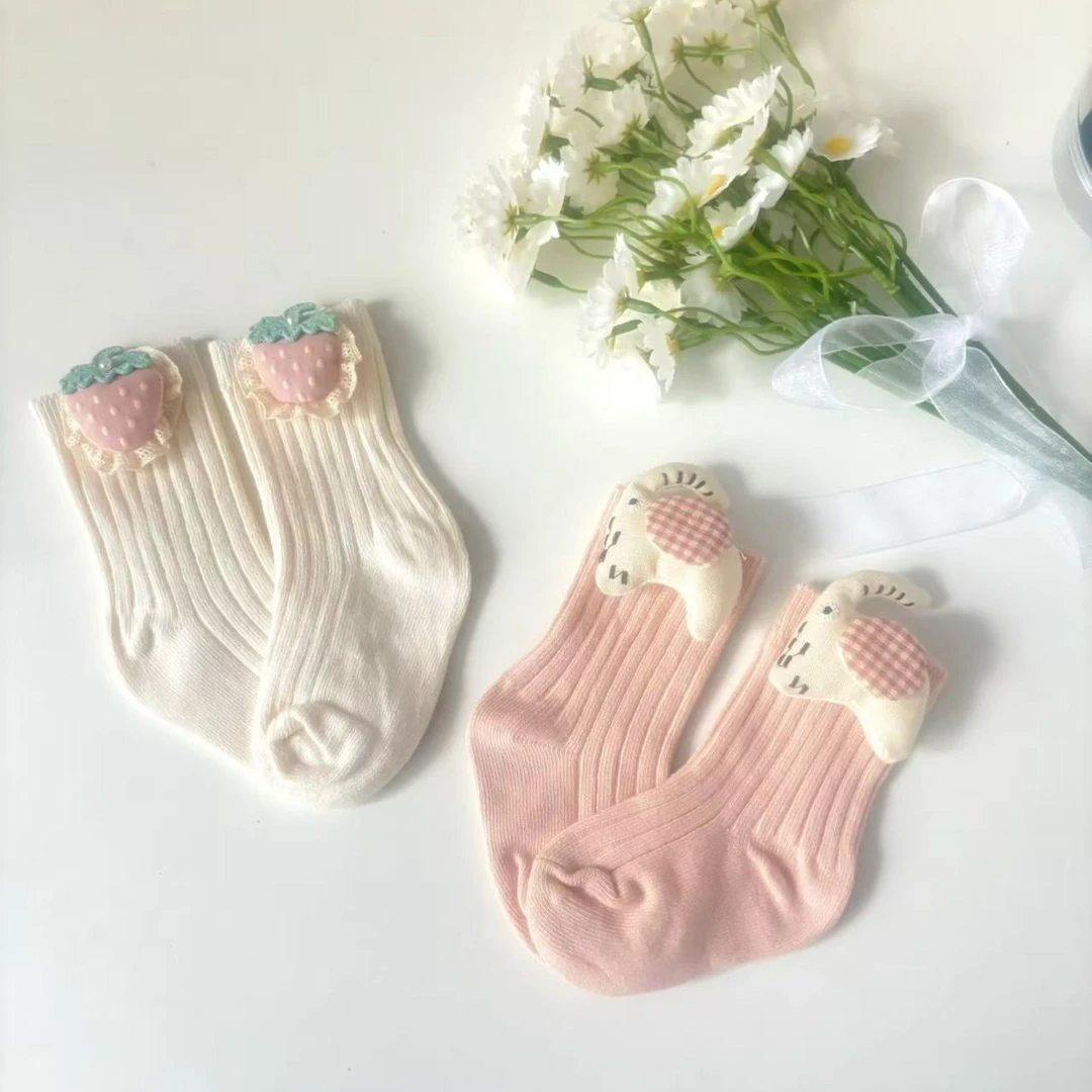 宝宝韩版森系四季短筒百搭浅口袜女宝宝短袜袜子