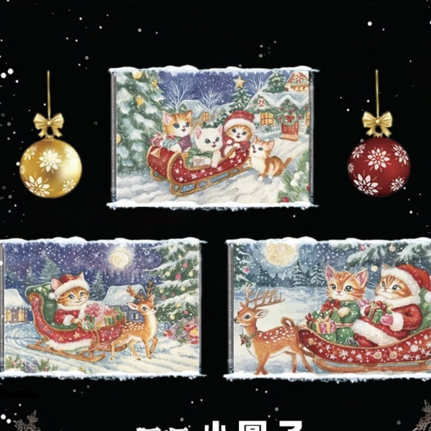 【鎏金工作室】《圣诞精灵梦》系列手绘卡牌收藏