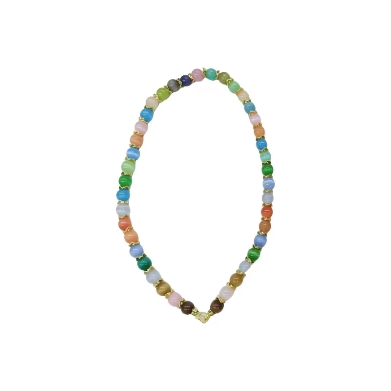 多宝猫眼项链 A28-724