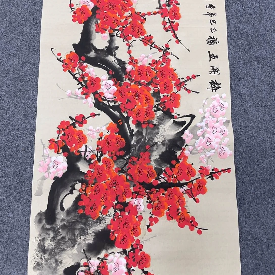 国画国画老师手绘作品