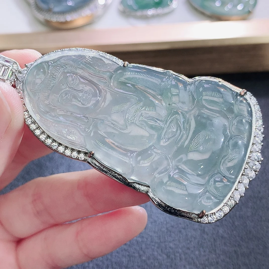 翡翠未镶嵌颈饰翡翠