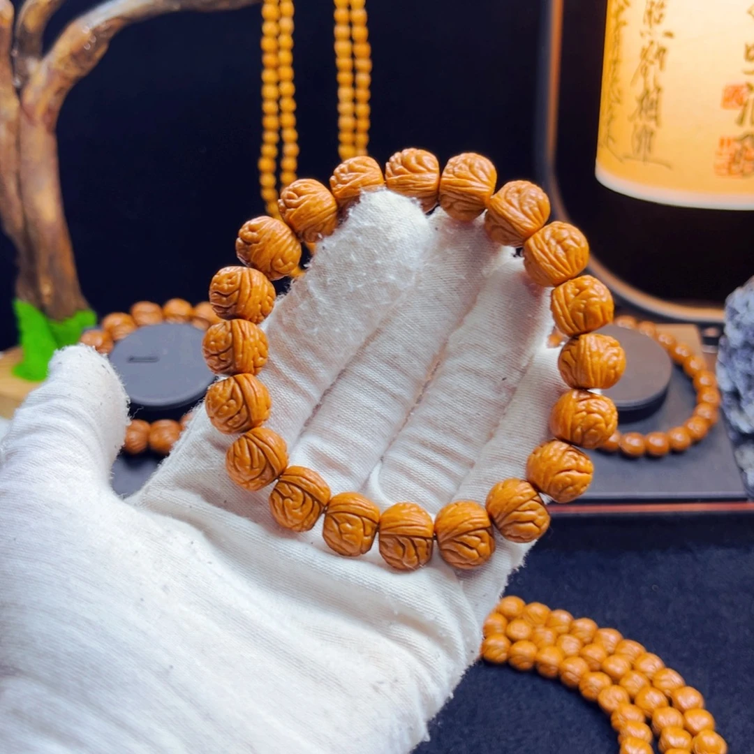 木***易桃核吊坠野生桃核