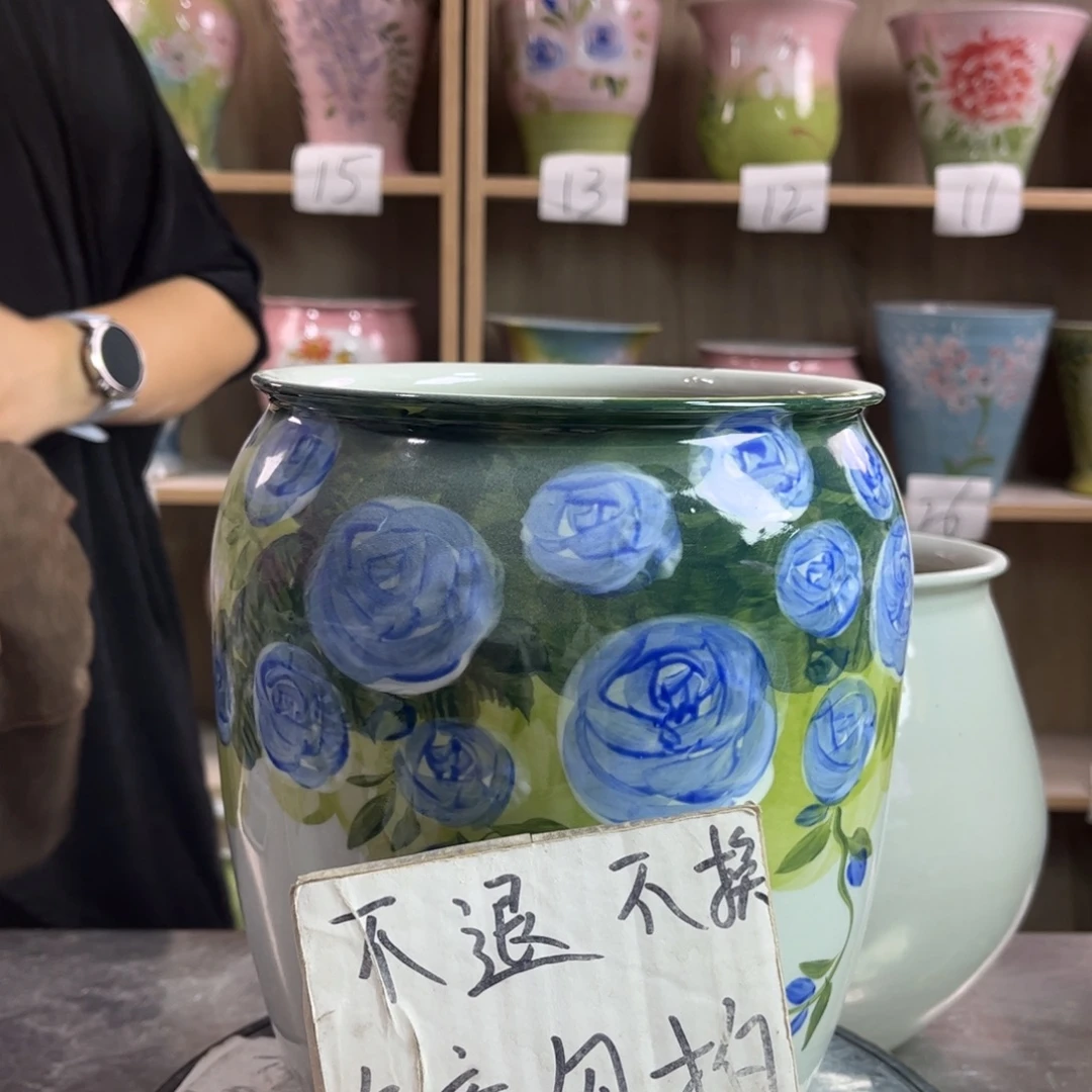 景德镇陶瓷花盆花盆