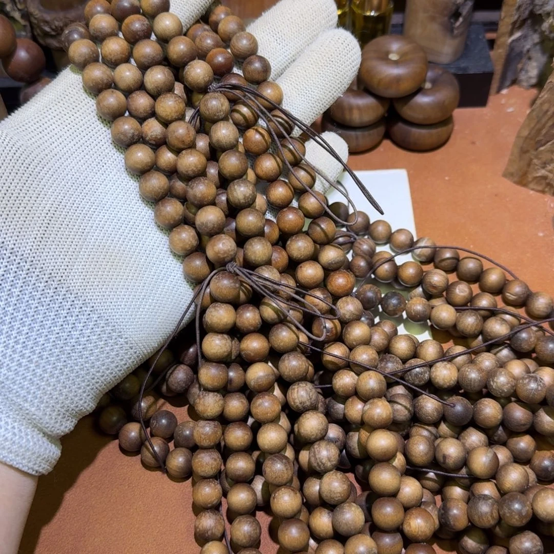 檀香木1.0×108颗瑕疵珠