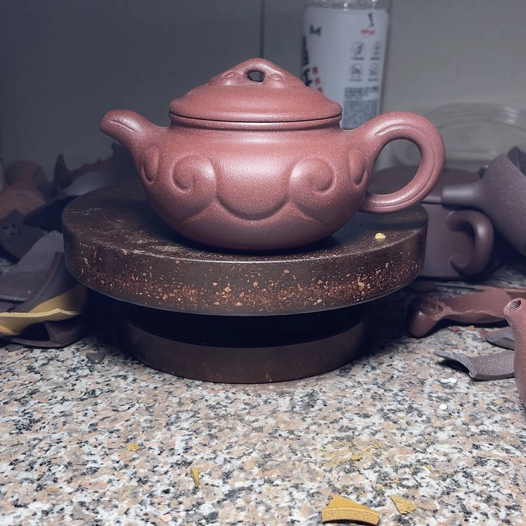茶壶紫砂完美全砂底槽清如意仿古