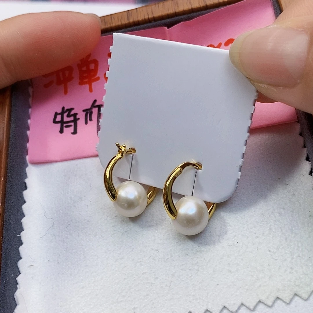 淡水珍珠特价不退换正版珠宝配件淡水珍珠银S925镶嵌