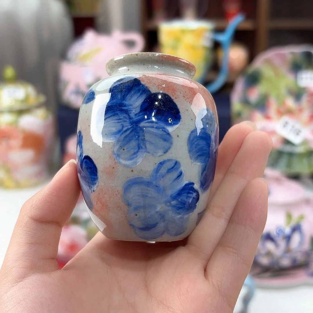 景德镇手绘高温釉下彩陶瓷茶具