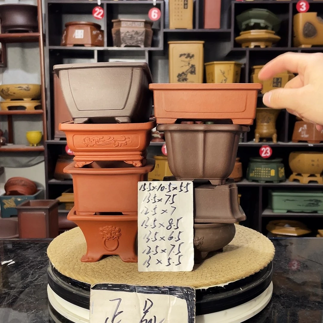 D-盆尚好紫砂花盆