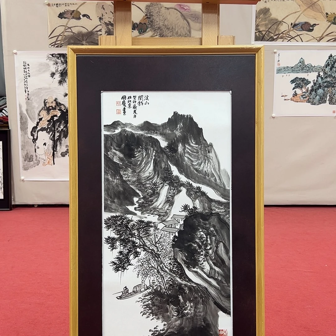 国画杜国庆出版老师艺术精品
