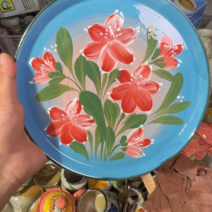 釉下彩手绘（微瑕慎拍）57