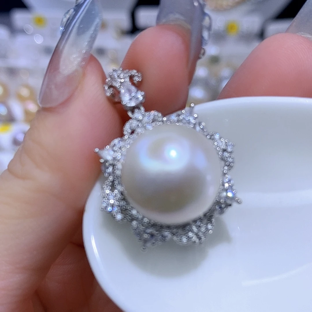 颈饰合金淡水珍珠14.3