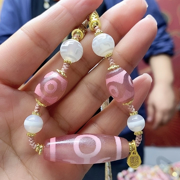 玛瑙/玉髓颈饰合金