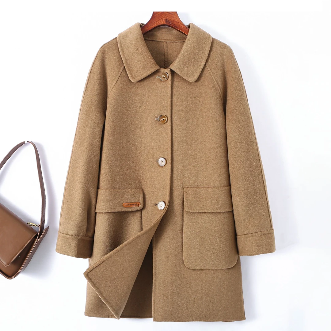 【撤柜断码甩】M1090秋冬季气质百搭大衣外套女