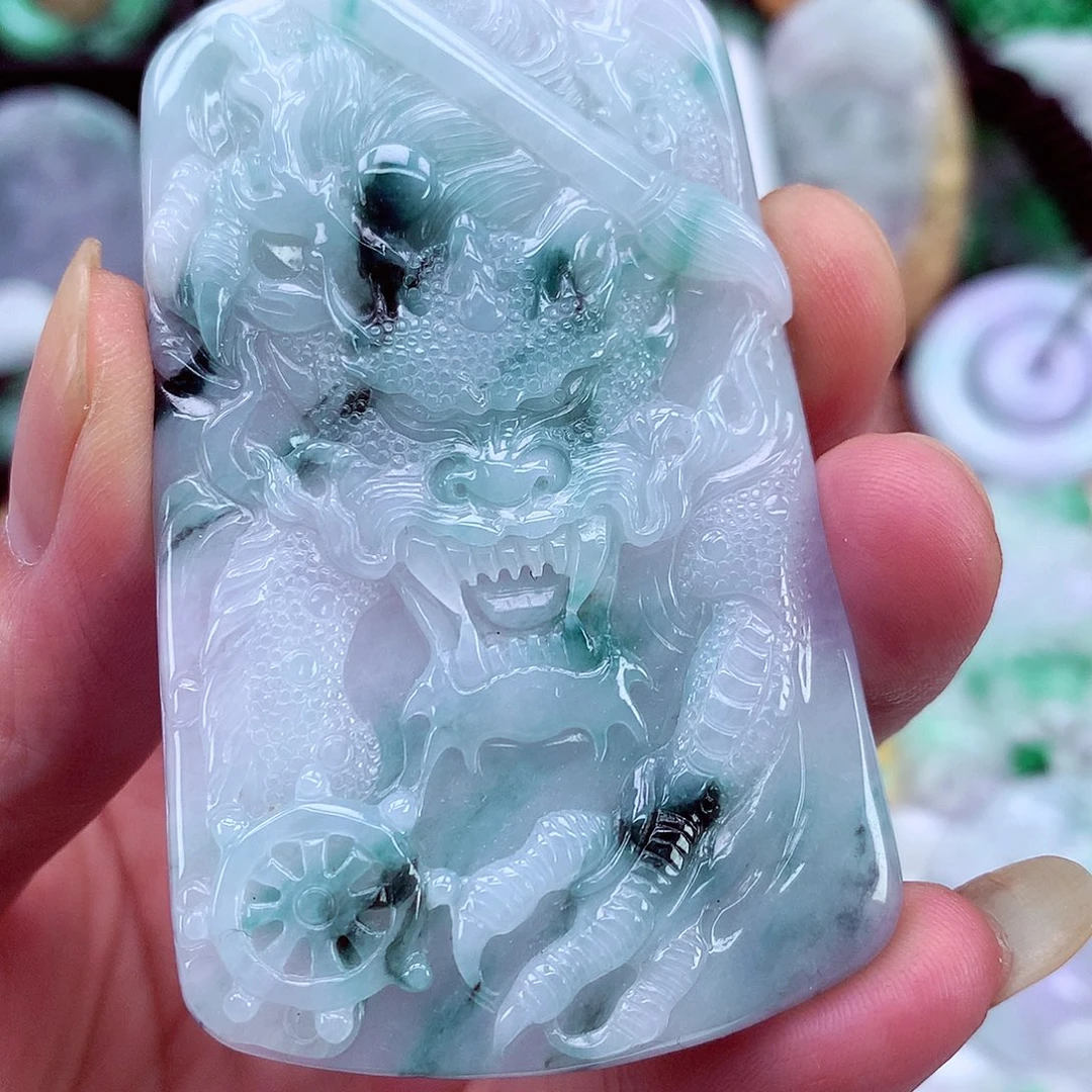颈饰未镶嵌翡翠天然翡翠