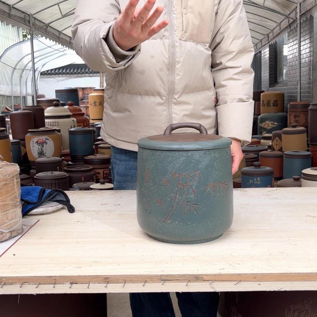 紫砂茶叶罐8 饼茶叶罐