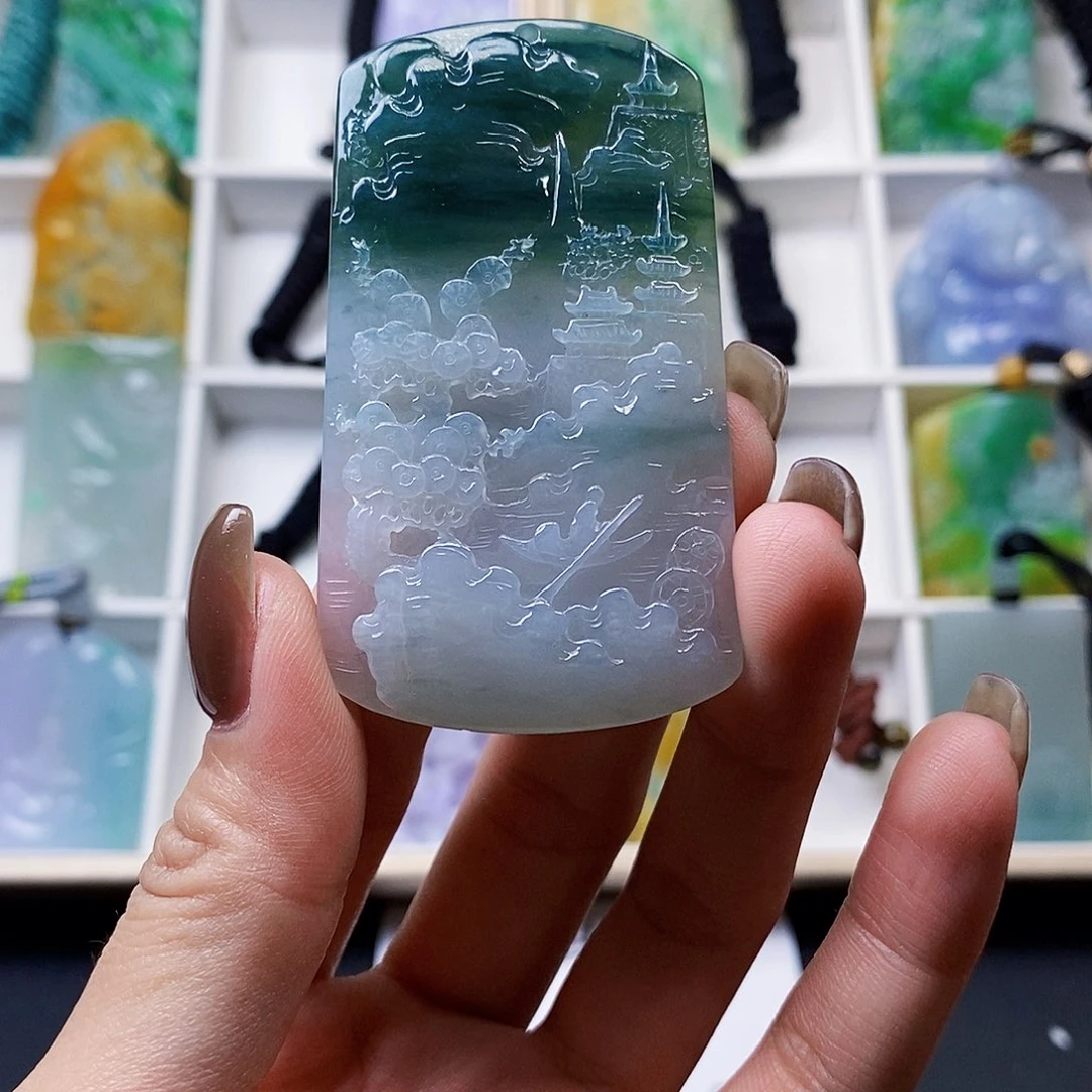 定制翡翠未镶嵌翡翠A货