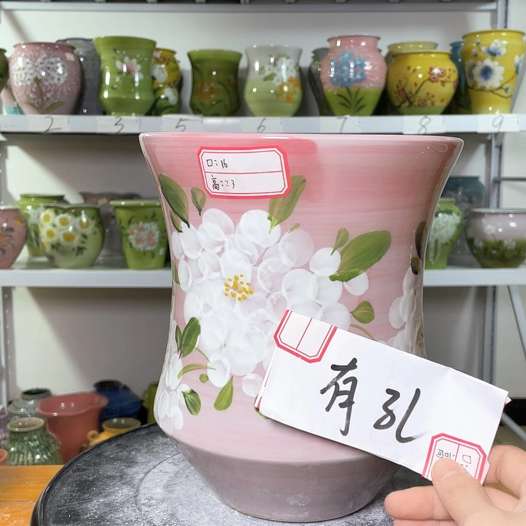 景德镇陶瓷花盆花器暇258