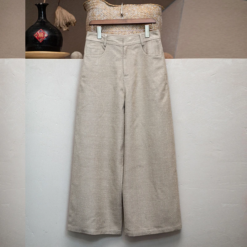 youyuansu/幽元素原创女装简约女士休闲裤