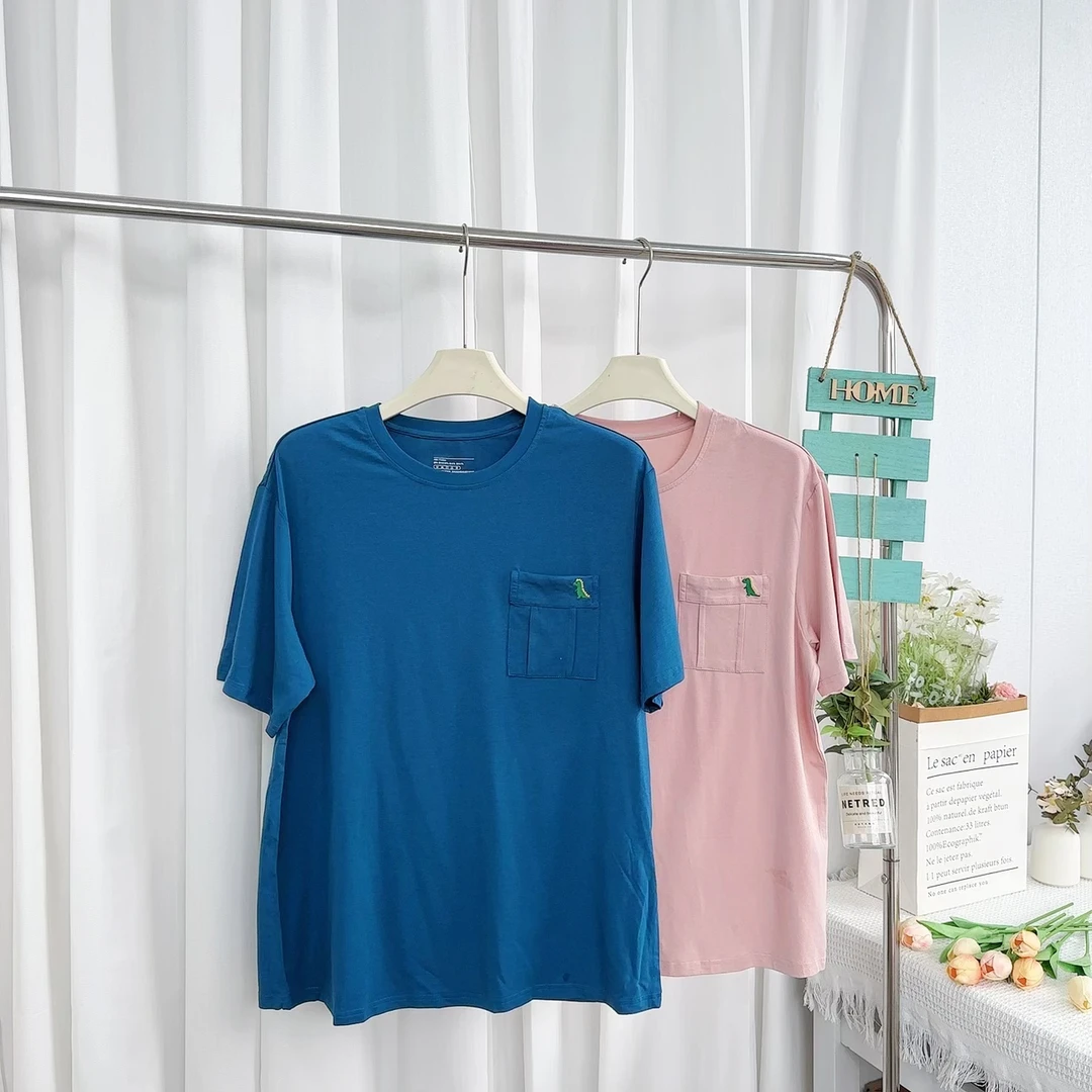 单件！男士夏季舒适柔软亲肤棉莫居家短袖单上衣/单条裤