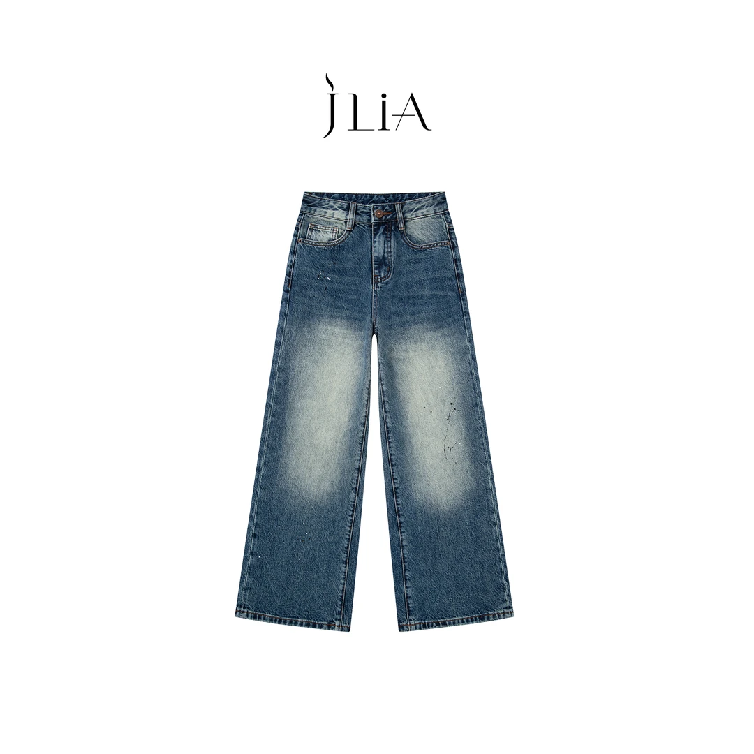 JLIA-1063奢品纹理系 窄版阔腿裤 品牌工厂发售