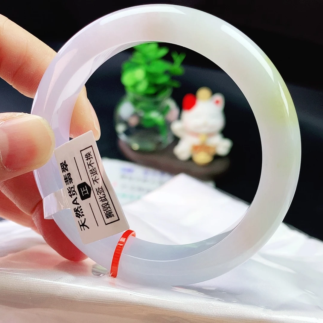 未镶嵌手镯翡翠55圈