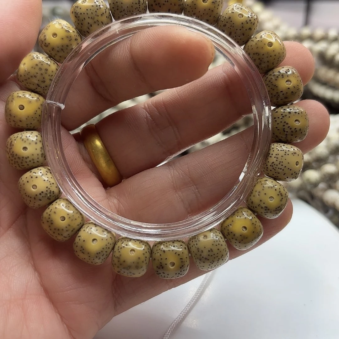 星月菩提手串11暴力糯黄桶