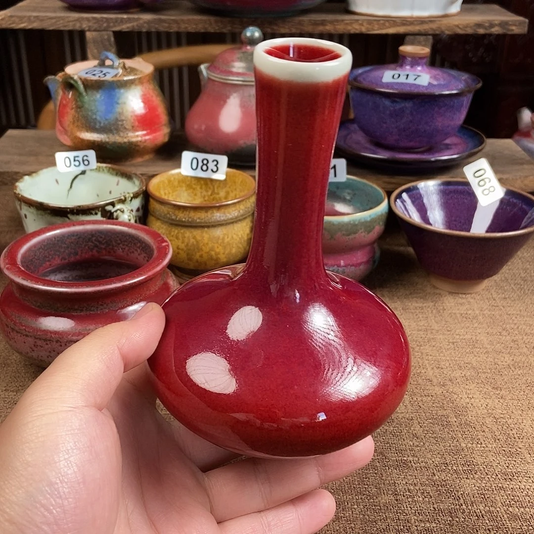 瓷片钧瓷茶壶茶具