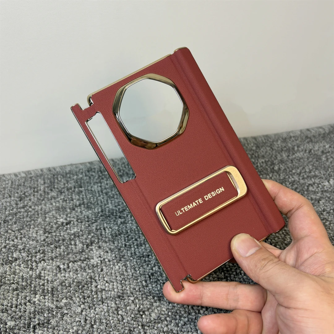 适用华为mateXT非凡大师手机壳新款双中轴保护高档商务腕带外壳